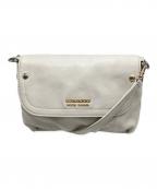 BURBERRY BLUE LABELバーバリーロンドンブルーレーベル）の古着「ショルダーバッグ」｜アイボリー