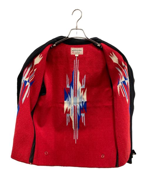 STYLE EYES（スタイルアイズ）STYLE EYES (スタイルアイズ) NATIVE PATTERN JACKET/ネイティブパターンジャケット レッド×ブラック サイズ:38の古着・服飾アイテム