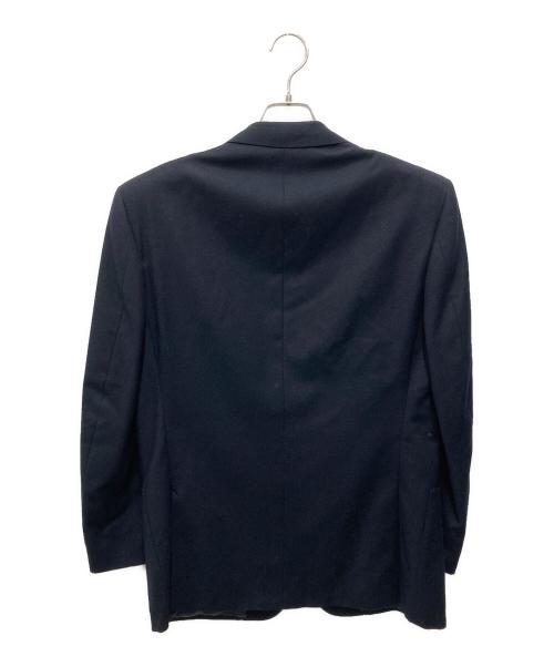 ERMENEGILDO ZEGNA（エルメネジルド・ゼニア）ERMENEGILDO ZEGNA (エルメネジルド・ゼニア) カシミヤ混2Bウールジャケット ネイビー サイズ:Sの古着・服飾アイテム