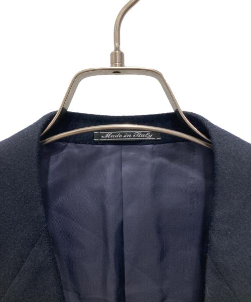 ERMENEGILDO ZEGNA（エルメネジルド・ゼニア）ERMENEGILDO ZEGNA (エルメネジルド・ゼニア) カシミヤ混2Bウールジャケット ネイビー サイズ:Sの古着・服飾アイテム