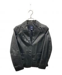 OLD GAP（オールドギャップ）の古着「レザージャケット」｜ブラック