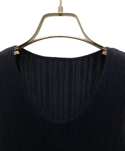 PLEATS PLEASE（プリーツプリーズ）PLEATS PLEASE (プリーツプリーズ) プリーツワンピース ネイビー サイズ:3の古着・服飾アイテム