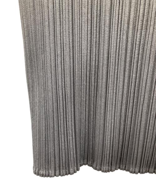 PLEATS PLEASE（プリーツプリーズ）PLEATS PLEASE (プリーツプリーズ) プリーツカットソー グレー サイズ:3の古着・服飾アイテム