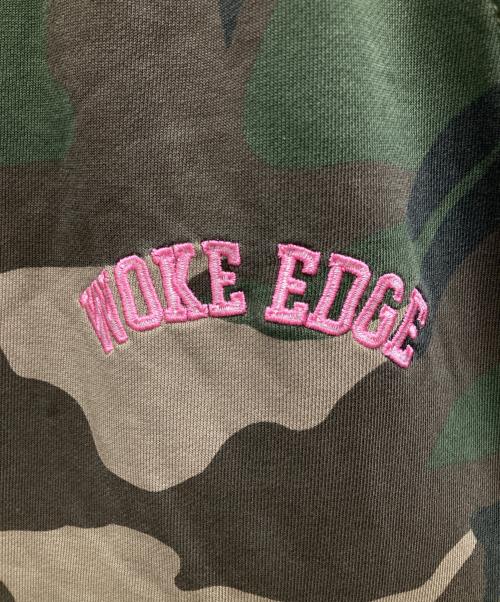 WOKE EDGE（ウォーク エッジ）WOKE EDGE (ウォーク エッジ) Splayed カモ柄スウェットパンツ カーキ サイズ:Mの古着・服飾アイテム