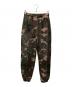WOKE EDGE（ウォーク エッジ）の古着「Splayed カモ柄スウェットパンツ」｜カーキ