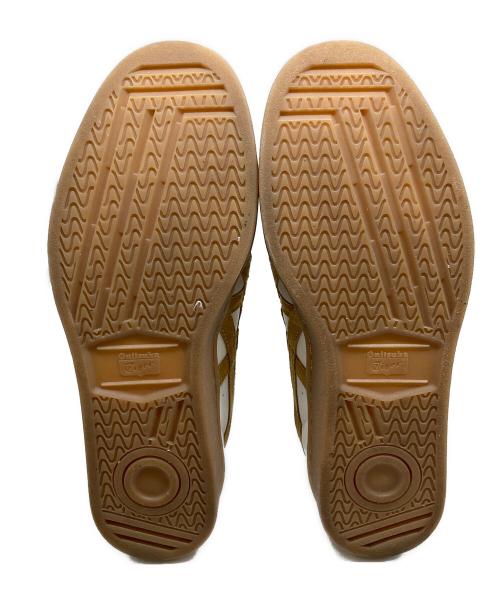 Onitsuka Tiger（オニツカタイガー）Onitsuka Tiger (オニツカタイガー) GSMローカットスニーカー ホワイト×ブラウン サイズ:24.5の古着・服飾アイテム