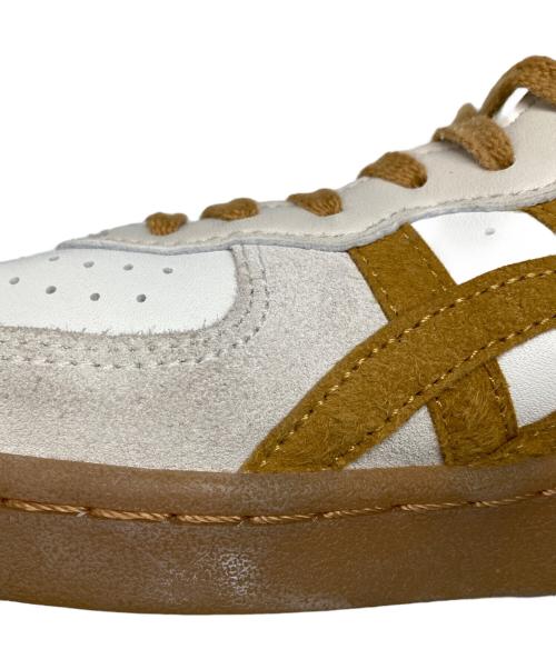 Onitsuka Tiger（オニツカタイガー）Onitsuka Tiger (オニツカタイガー) GSMローカットスニーカー ホワイト×ブラウン サイズ:24.5の古着・服飾アイテム