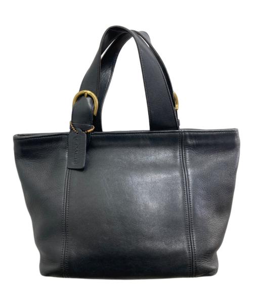 COACH（コーチ）COACH (コーチ) レザーハンドバッグ ブラックの古着・服飾アイテム