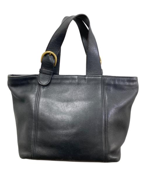 COACH（コーチ）COACH (コーチ) レザーハンドバッグ ブラックの古着・服飾アイテム