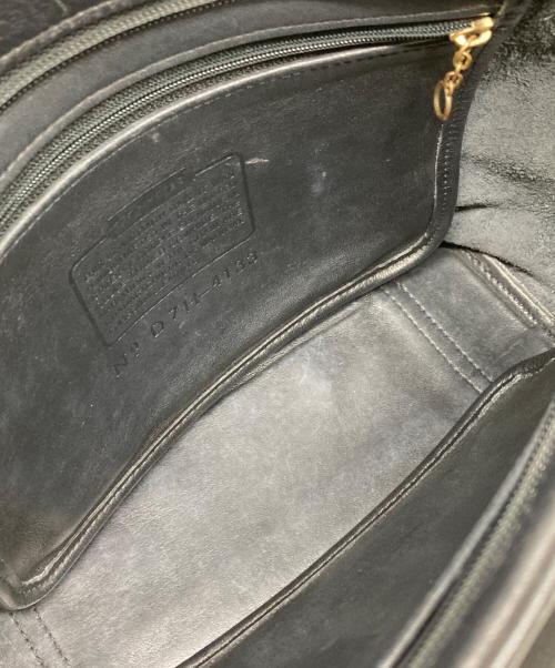 COACH（コーチ）COACH (コーチ) レザーハンドバッグ ブラックの古着・服飾アイテム
