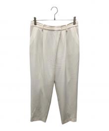 SOEJU（ソージュ）の古着「タックパンツ」｜アイボリー