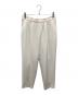 SOEJU（ソージュ）の古着「タックパンツ」｜アイボリー