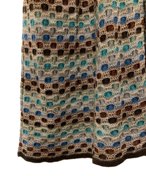 missoni（ミッソーニ）MISSONI (ミッソーニ) ワンピース ベージュ サイズ:46の古着・服飾アイテム