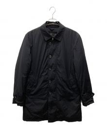 BLACK LABEL CRESTBRIDGE（ブラックレーベル クレストブリッジ）の古着「ナイロンポリステンカラーコート」｜ブラック