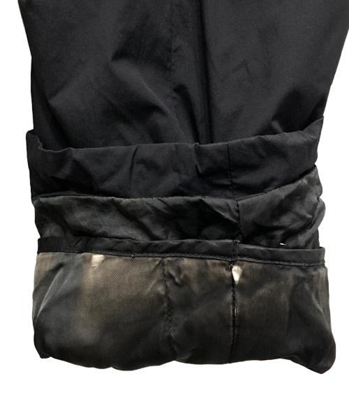 BLACK LABEL CRESTBRIDGE（ブラックレーベル クレストブリッジ）BLACK LABEL CRESTBRIDGE (ブラックレーベル クレストブリッジ) ナイロンポリステンカラーコート ブラック サイズ:Lの古着・服飾アイテム