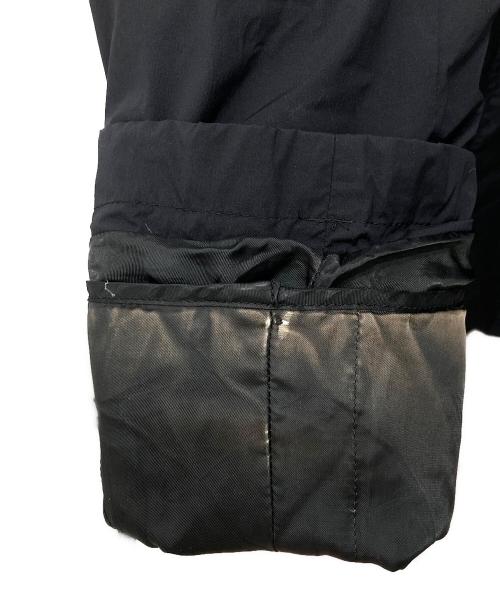 BLACK LABEL CRESTBRIDGE（ブラックレーベル クレストブリッジ）BLACK LABEL CRESTBRIDGE (ブラックレーベル クレストブリッジ) ナイロンポリステンカラーコート ブラック サイズ:Lの古着・服飾アイテム