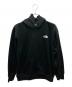 THE NORTH FACE（ザ ノース フェイス）の古着「Back Square Logo Hoodie/バック スクエア ロゴ フーディー」｜ブラック