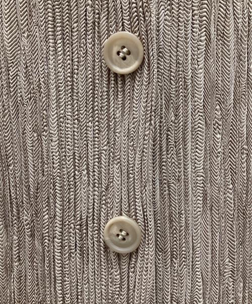 SPECCHIO（スペッチオ）SPECCHIO (スペッチオ) シャトルプリーツジャケット ベージュ サイズ:40の古着・服飾アイテム