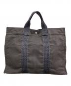 HERMESエルメス）の古着「エールラインMMトートバッグ」｜グレー