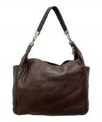 aniaryアニアリ）の古着「レザーワンショルダーバッグ」｜ブラウン