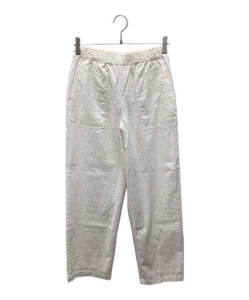 SLOBE IENA（スローブ イエナ）SLOBE IENA (スローブ イエナ) レーヨンリネンイージーパンツ ホワイト サイズ:40 未使用品の古着・服飾アイテム