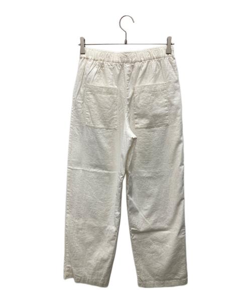 SLOBE IENA（スローブ イエナ）SLOBE IENA (スローブ イエナ) レーヨンリネンイージーパンツ ホワイト サイズ:40 未使用品の古着・服飾アイテム