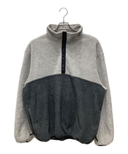 SO SHOP & HOSTEL（ソーショップ＆ホステ）SO SHOP & HOSTEL (ソーショップ＆ホステ) SNAP PULLOVER FLEECE JACKET/スナッププルオーバーフリースジャケット グレー サイズ:Lの古着・服飾アイテム