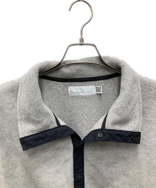 SO SHOP & HOSTEL（ソーショップ＆ホステ）SO SHOP & HOSTEL (ソーショップ＆ホステ) SNAP PULLOVER FLEECE JACKET/スナッププルオーバーフリースジャケット グレー サイズ:Lの古着・服飾アイテム