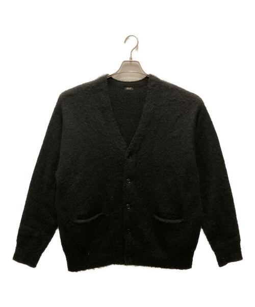 Wild Life Tailor（ワイルドライフテイラー）Wild Life Tailor (ワイルドライフテイラー) モヘヤ混カーディガン ブラック サイズ:Lの古着・服飾アイテム