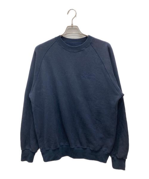 ENNOY（エンノイ）ENNOY (エンノイ) クルーネックスウェット ネイビー サイズ:Lの古着・服飾アイテム