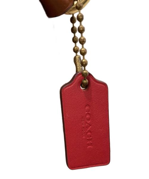 COACH（コーチ）COACH (コーチ) クロスボディバッグ ベージュ×レッドの古着・服飾アイテム