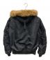 ALPHA (アルファ) フライトジャケット ブラック サイズ:L：6000円