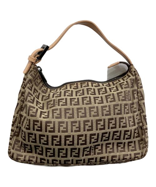FENDI（フェンディ）FENDI (フェンディ) ズッカ柄ハンドバッグ ブラウンの古着・服飾アイテム