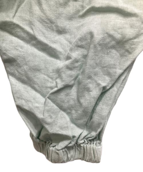 URBAN RESEARCH DOORS（アーバンリサーチドアーズ）URBAN RESEARCH DOORS (アーバンリサーチドアーズ) リネンタックボリュームスリーブブラウス グリーン サイズ:Mの古着・服飾アイテム