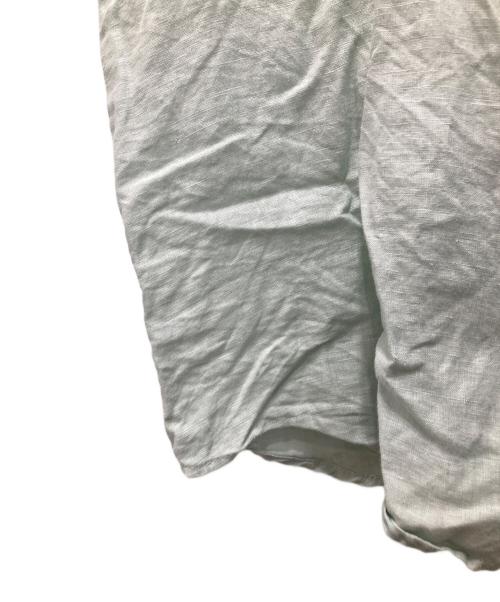 URBAN RESEARCH DOORS（アーバンリサーチドアーズ）URBAN RESEARCH DOORS (アーバンリサーチドアーズ) リネンタックボリュームスリーブブラウス グリーン サイズ:Mの古着・服飾アイテム