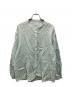 URBAN RESEARCH DOORS（アーバンリサーチドアーズ）の古着「リネンタックボリュームスリーブブラウス」｜グリーン