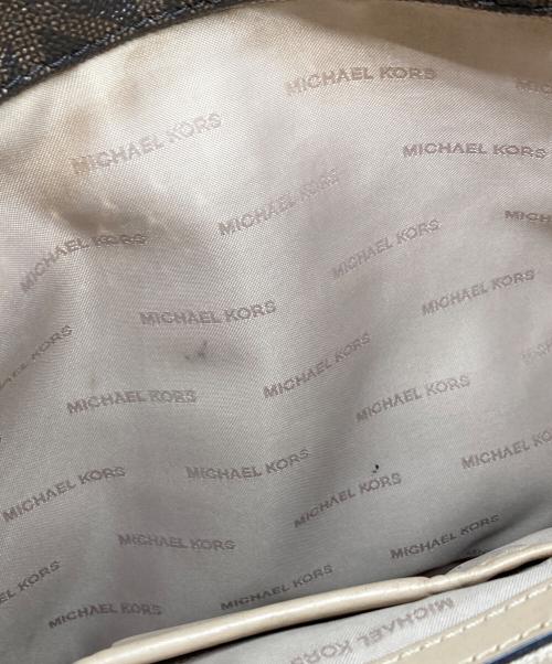MICHAEL KORS（マイケル・コース）MICHAEL KORS (マイケルコース) ジェットセットMKシグネチャートート ブラウンの古着・服飾アイテム