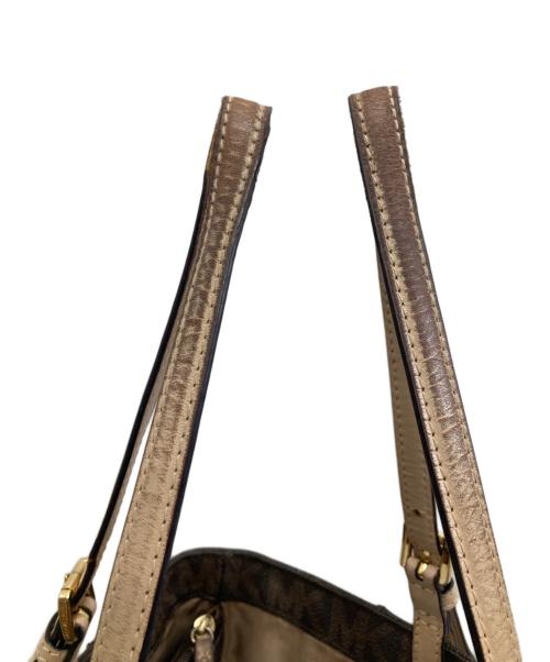 MICHAEL KORS（マイケル・コース）MICHAEL KORS (マイケルコース) ジェットセットMKシグネチャートート ブラウンの古着・服飾アイテム