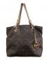 MICHAEL KORS（マイケルコース）の古着「ジェットセットMKシグネチャートート」｜ブラウン