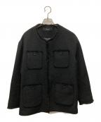 JOURNAL STANDARDジャーナルスタンダード）の古着「ツイードジャケット」｜ブラック