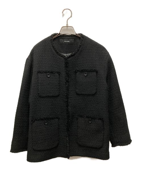 JOURNAL STANDARD（ジャーナルスタンダード）JOURNAL STANDARD (ジャーナルスタンダード) ツイードジャケット ブラック サイズ:不明の古着・服飾アイテム