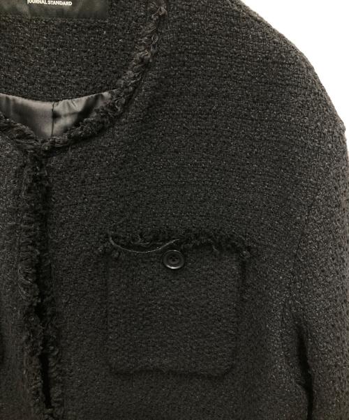JOURNAL STANDARD（ジャーナルスタンダード）JOURNAL STANDARD (ジャーナルスタンダード) ツイードジャケット ブラック サイズ:不明の古着・服飾アイテム
