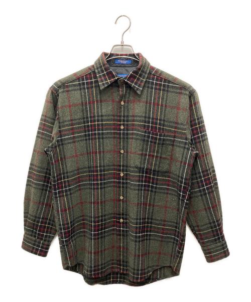 PENDLETON（ペンドルトン）PENDLETON (ペンドルトン) ウールシャツ オリーブ サイズ:Mの古着・服飾アイテム