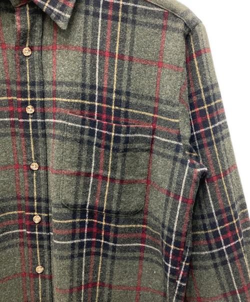 PENDLETON（ペンドルトン）PENDLETON (ペンドルトン) ウールシャツ オリーブ サイズ:Mの古着・服飾アイテム
