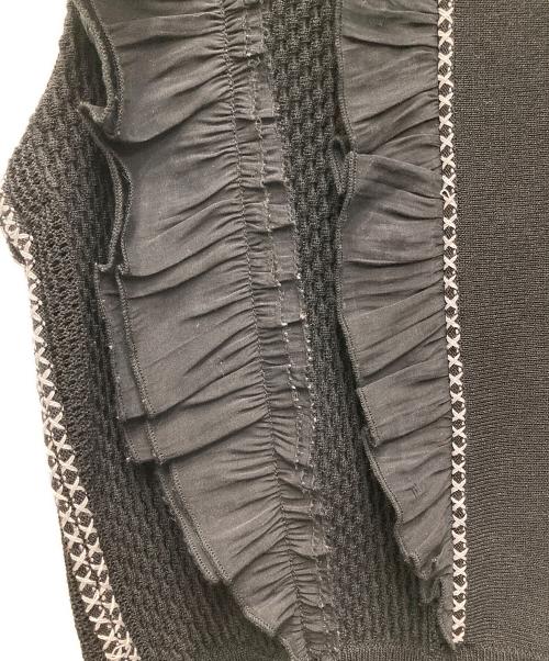 HER LIP TO（ハーリップトゥ）HER LIP TO (ハーリップトゥ) Airy Brush Knit ブラック サイズ:Mの古着・服飾アイテム