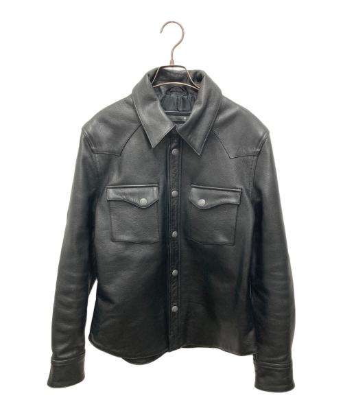 Liugoo Leathers（リューグーレザーズ）Liugoo Leathers (リューグーレザーズ) レザージャケット ブラック サイズ:Lの古着・服飾アイテム