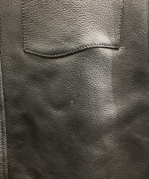 Liugoo Leathers（リューグーレザーズ）Liugoo Leathers (リューグーレザーズ) レザージャケット ブラック サイズ:Lの古着・服飾アイテム