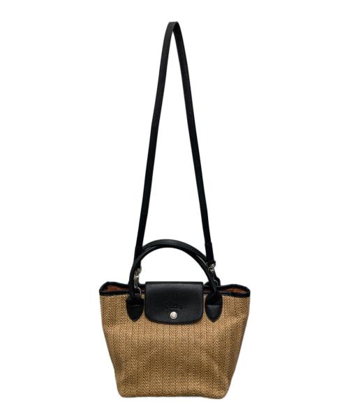 LONGCHAMP（ロンシャン）LONGCHAMP (ロンシャン) ルプリアージュネオ2WAYカゴバッグ ベージュの古着・服飾アイテム