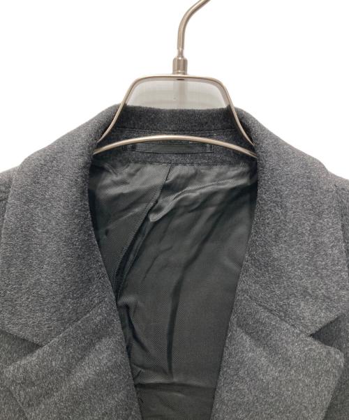 BOSS HUGO BOSS（ボス ヒューゴボス）BOSS HUGO BOSS (ボス ヒューゴボス) ウールカシミヤチェスターコート グレー サイズ:58の古着・服飾アイテム