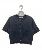 Apuweiser-riche×HELLO KITTYアプワイザーリッシェ×ハローキティ）の古着「半袖カーディガン」｜ブラック